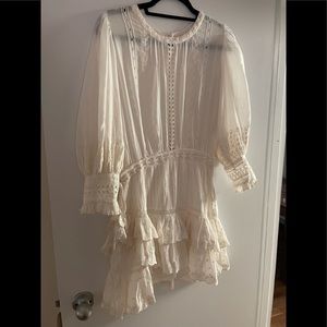 LoveShackFancy Lorelei Dress size small